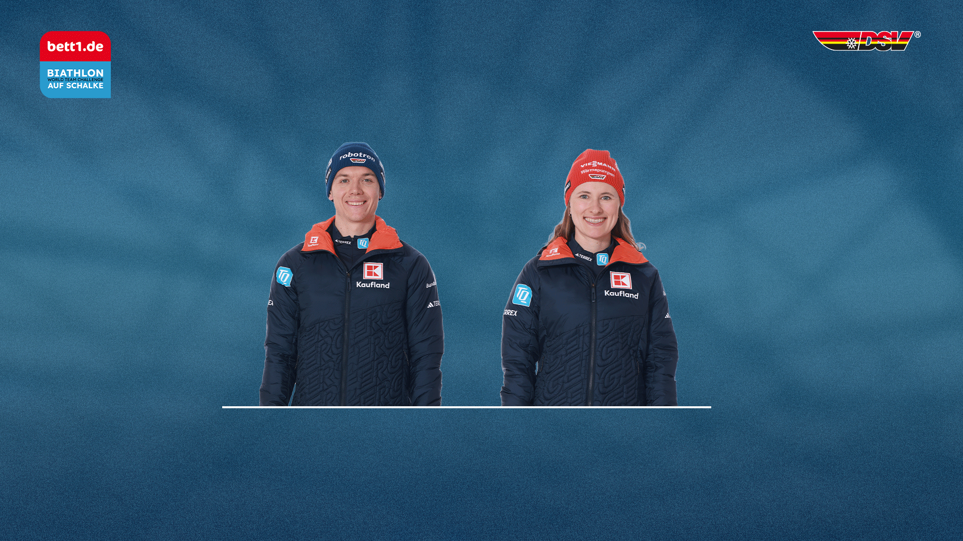 Janina Hettich-Walz und Justus Strelow gehen beim Biathlon auf Schalke 2026 wieder an den Start.