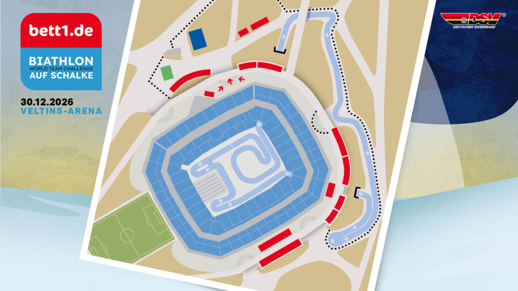 Schmuckgrafik zum Winterdorf beim Biathlon auf Schalke 2026